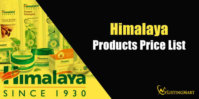 Himalaya Products Price List